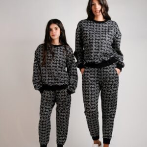 9 ALL OVER SET BLACK