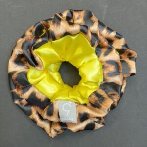 Scrunchie Leopard Giallo